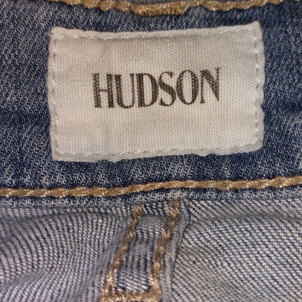 EUC Hudson Women's High Rise Straight Frayed Hem Ankle Jeans StellaSize 31 - Picture 6 of 12